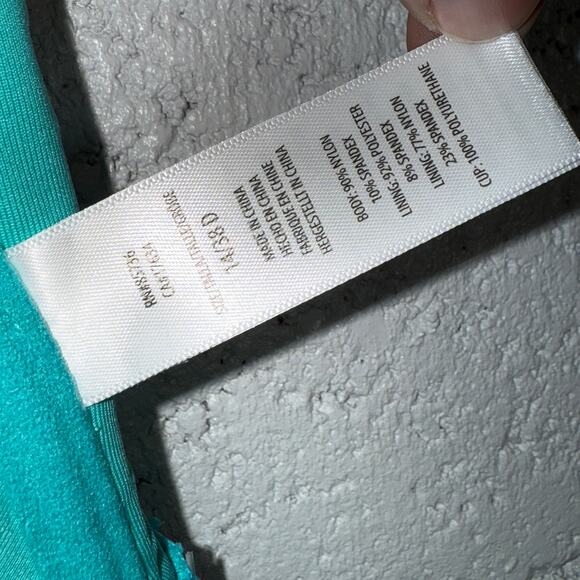 Coco Reef Womens Cameo Halter Bikini To Aqua Marine 14/38D, $80 - Picture 7 of 8